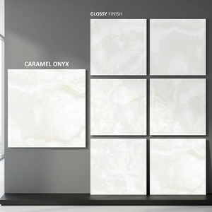 Satuario Italian 800x800mm Glossy Glazed Porcelain Floor Tiles Premium White Marble Look Finish - Product Image 3