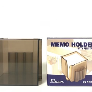 New Design Modern Plastic Stationery Memo Holder and Office Pen Holder Multi-functional Desk Accessories for Schools & Offices - Product Image 4