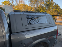 DODGE RAM 2500 GMC Hardtop Truck Bed Topper Aleación de aluminio Anti-Rust Smart Cap Impermeable Pickup Truck Canopy Camper Tailbox