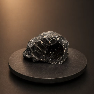 หินออบซิเดียนสีดำธรรมชาติแบบดิบ สำหรับแกะสลักและตัดเป็นวัสดุตกแต่งเพื่อศิลปะฮวงจุ้ยและของสะสม - Product Image 1