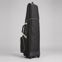 Sac de voyage de golf portable en nylon avec roulettes