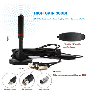 Antena de <span class=keywords><strong>TV</strong></span> <span class=keywords><strong>para</strong></span> Interiores Omni HD, Antena de <span class=keywords><strong>TV</strong></span> Gratuita <span class=keywords><strong>para</strong></span> Deportes, Ganancia de 30dBi, Largo Alcance, Material de Acero, Amplificador, Soporte de Pared, Antena <span class=keywords><strong>para</strong></span> <span class=keywords><strong>TV</strong></span> <span class=keywords><strong>Satelital</strong></span> - Product Image 4