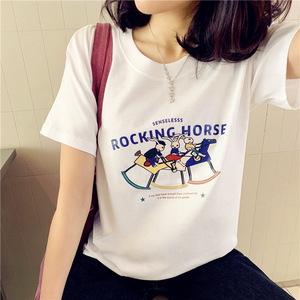 Camiseta de Algodón <span class=keywords><strong>para</strong></span> <span class=keywords><strong>Mujer</strong></span>, 210 Gramos, con Logotipo Personalizado, Económica, Último Modelo 2022, Superventas - Product Image 2
