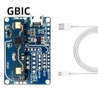 HLK-LD2410B Kit 24G FMCW modul gerak Sensor Radar kehadiran manusia dengan Kit Sensor rakitan kabel saklar