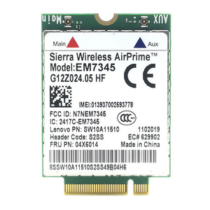 Módulo Sierra Wireless EM7345 4G LTE HSPA+ GPRS WWAN tarjeta NGFF - Product Image 1