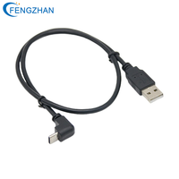 Maßgefertigtes Kabel vom Hersteller: 90-Grad-Winkel Typ-C USB 3.0 zu AM USB 2.0 Verlängerungs-Datenkabel