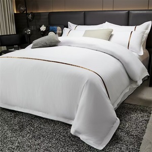 40S 60S 300tc 400TC khách sạn tấm ga trải giường <span class=keywords><strong>bedding</strong></span> <span class=keywords><strong>Set</strong></span> - Product Image 2