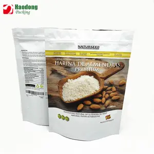 Hot Eco Friendly Recyclable Protein Powder Pouch Ziplock Snack Food Bags For Protein Powder Packaging