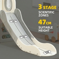 Combinaison toboggan et balançoire en plastique de petite taille pour enfants, avec structure d'escalade, jouet de jeu sûr pour les tout-petits à usage domestique