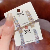 Anting Hoop Berlapis Emas Fashion Grosir Kustom Minimalis Anti Luntur dengan Zirkonia Kubik 3A untuk Wanita Pesta.