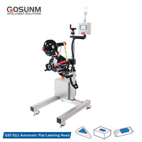 Gosunm – Machine d'applicateur d'étiquettes Portable, vitesse automatique, Machine d'autocollants d'étiquettes plates réglables