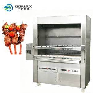 Máquina de Barbacoa Brasileña sin Humo, Asador Rotatorio de Carbón, Parrilla de <span class=keywords><strong>Rodizio</strong></span> de Acero Inoxidable - Product Image 2
