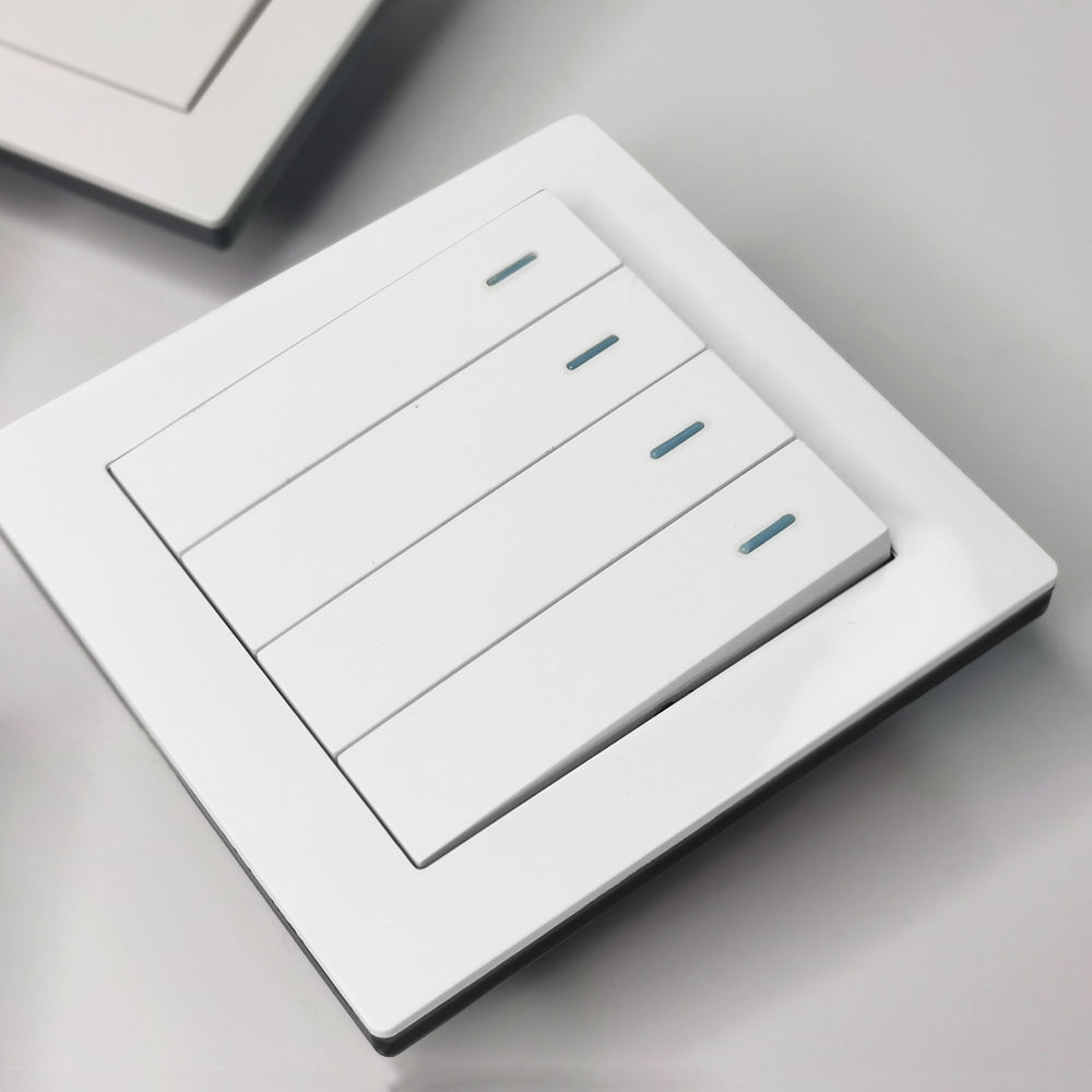 White Electric Wall Switches Factory Direct Switch 86 Type Bulk Price for Office Home