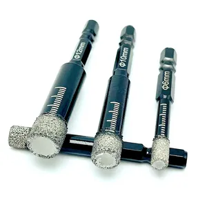 <span class=keywords><strong>Foret</strong></span> diamanté à tige hexagonale de 5-16 mm <span class=keywords><strong>pour</strong></span> <span class=keywords><strong>carrelage</strong></span> céramique, marbre, granit et <span class=keywords><strong>carrelage</strong></span> vitrifié, à usage à sec - Product Image 3
