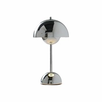 Lampe de table style nordique en forme de bourgeon de fleur, lampe de chevet pour chambre à coucher, interrupteur tactile, lumière d'ambiance, décoration haut de gamme avec abat-jour en forme de champignon pour mariage