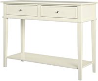 Ensemble de console de hall d'entrée en bois blanc moderne et multifonctionnel de style antique de 80 cm pour la maison avec tiroirs