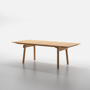 Juego de Comedor de Madera de Teca de Estilo Moderno para Exteriores, Patio de Hotel, Jardín, Patio Interior, Villa y Muebles de Sótano para el Hogar y la Oficina - Product Image 4
