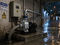 Pompe à eau électrique auto-amorçante à haut débit SQHB - Pompe à déchets à accouplement direct de 6 pouces pour la déshydratation