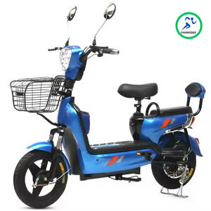 Moins cher adulte vélo électrique batterie au plomb vélo électrique 500w famille <span class=keywords><strong>Cargo</strong></span> vélo électrique avec panier porte-bagages arrière - Product Image 4