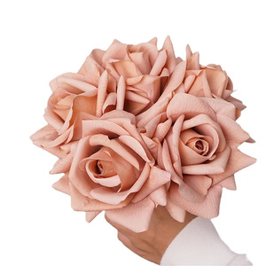 Hot Sale Real Touch <b>Artificial</b> Rose Colorful Rose <b>Bouquet</b> Halloween R Valentine's Day Factory Wholesale Roses for Wedding - Product Image 6