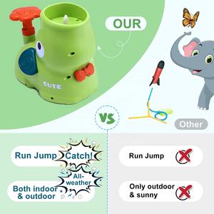 Stomp volant lanceur de disque à l'extérieur des jouets enfants âgés de 4 à 8 mètres éléphant papillon attraper jeu été jouet <span class=keywords><strong>anniversaire</strong></span> amusant cadeaux idée - Product Image 3