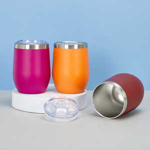 OEM/ODM Wholesale Bulk 12Oz Double Wall Vacuum Insulated Stainless Steel Tumblers Skinny Straight Cups <b>with</b> Lids <b>Straws</b> BPA Free - Product Image 1