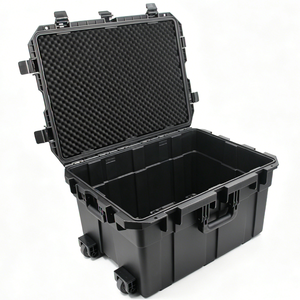 <span class=keywords><strong>Valise</strong></span> de transport rigide antichoc avec roulettes, poignée rétractable, mousse personnalisée, injection PP, étanche - Product Image 6