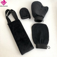Guantes de Bronceado de Doble Cara, Marca Privada, de Terciopelo, para Autobronceador, con Logotipo Personalizado, Venta al por Mayor