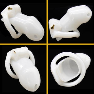 Caldo popolare nuovo SM maschio castità blocco cazzo gabbia serratura plastica pene castità gabbia bdsm giocattoli del sesso uomo - Product Image 5
