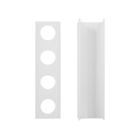 Serre agricole multi-travées compacte G&N avec canaux NFT en PVC pour système de culture hydroponique de laitues et de légumes