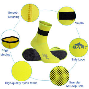 Calcetines de Buceo de Neopreno de 3 mm de Largo con Cierre de Velcro Ajustable, Calcetines Térmicos para Buceo y Snorkel - Product Image 2