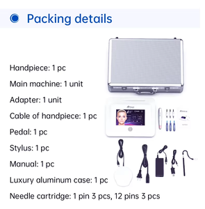Appareil de maquillage semi-permanent et de thérapie par micro-aiguilles avec écran numérique, machine à micro-aiguilles pour maquillage semi-permanent - Product Image 2