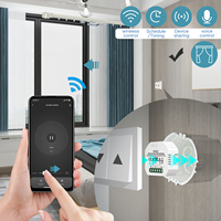 Module d'interrupteur intelligent pour rideaux motorisés ZigBee RF433, compatible avec l'application Smart Life/Tuya, pour moteurs de stores et volets roulants électriques
