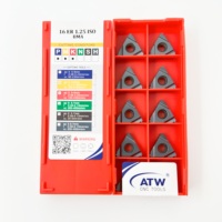 Good Price Cutter CNC Threading Inserts 16ER 1.25 ISO CNC Machine Indexable Threading Lathe Holder 16ER Threading Inserts