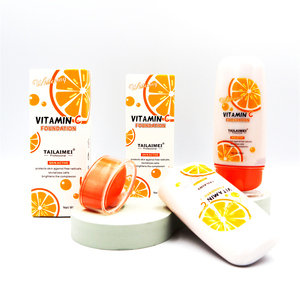 Base de Maquillaje Líquida <span class=keywords><strong>TLM</strong></span> Orange con Vitamina C, Tono Blanco, Cuidado de la Piel, Acabado Mate, Hidratante, Iluminadora y de Cobertura Total - Product Image 5