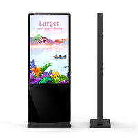 Kiosco Digital con Pantalla Táctil LCD y Wifi, con Ruedas Móviles y Software CMS