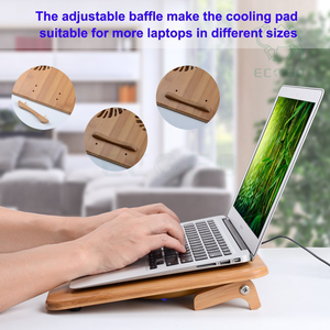 15 inch tre máy tính xách tay làm mát Pads USB sạc cổng máy tính xách tay đứng với quạt làm mát - Product Image 6