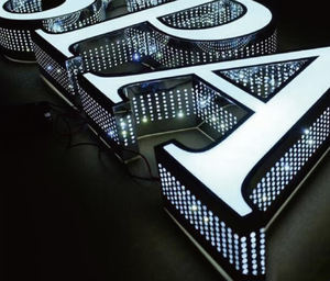 A basso <span class=keywords><strong>consumo</strong></span> energetico Anti abbagliamento personalizzato in oro acrilico canale di costruzione Led lettere segno Business illuminato retroilluminato - Product Image 1