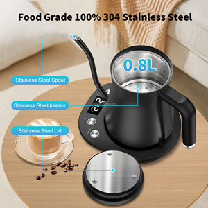 Mini Kettle Portable Small 800ml Gooseneck for Coffee Tea Mini Kettle Mini Kettle - Product Image 3