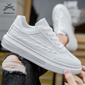 <span class=keywords><strong>2022</strong></span> hommes printemps semelle épaisse blanc à lacets baskets décontractées nouveau Design Sneaker pour hommes chaussures - Product Image 1