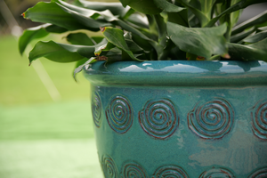 Maceta de Cerámica Ecológica, Grande, Resistente a Altas Temperaturas, para Decoración de Interiores y Exteriores, Jardín, Hogar, Transpirable, Anti-putrefacción de Raíces - Product Image 5