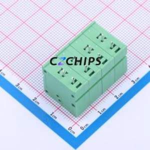 JL105V-75004G01 Screw Terminal Block Through hole Component (THT),P=7.5mm Connector 1x4P 7.5mm Green Through Hole - Product Image 2