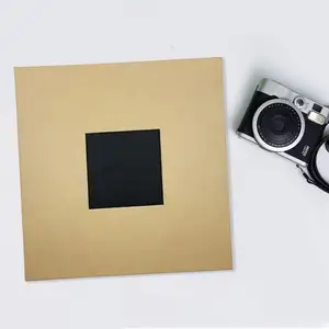 18 סנטימטרים DIY 20 ריק עצמי דבק דפים אלבום תמונות עבור 4x6 8x10 תמונות Scrapbook אלבומים עם למות לחתוך מסגרת