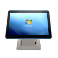 Écran tactile POS caisse enregistreuse écran unique POS windows système avec imprimante tactile POS Machine