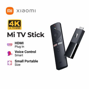 Xiaomi Mi TV Stick 4K HDMI แบบเสียบปลั๊ก ควบคุมด้วยเสียง สมาร์ททีวีขนาดเล็ก พกพาสะดวก - Product Image 1