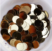 Paillettes rondes en plastique 10 mm, perles faites à la main pour bijoux et accessoires vestimentaires