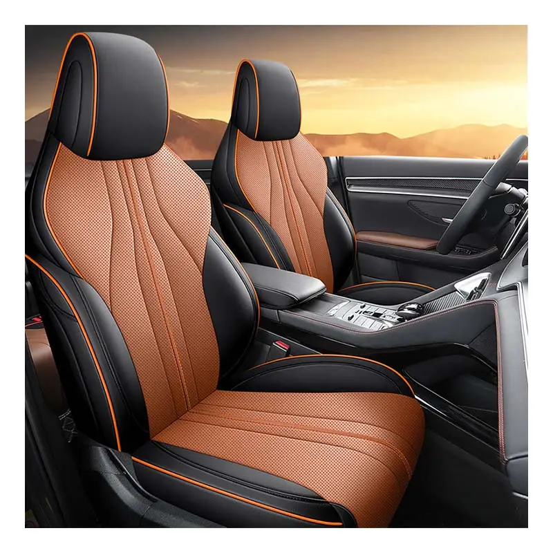 Juego completo de fundas de asiento de coche, fundas de asiento de coche universales antideslizantes personalizadas para las cuatro estaciones para Byd Song Plus