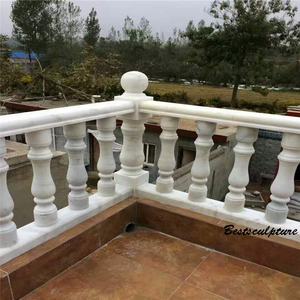 מגולף בעבודת יד מגולף שיש אבן טבעית busters עמוד מעקה פסל למכירה - Product Image 6