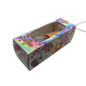 Gold Frosted 30ml 50ml Eco Reciclable Lipgloss Cute Cream E-Commerce Vacío Cartón negro Envase cosmético Esmalte de uñas Aceite - Product Image 3