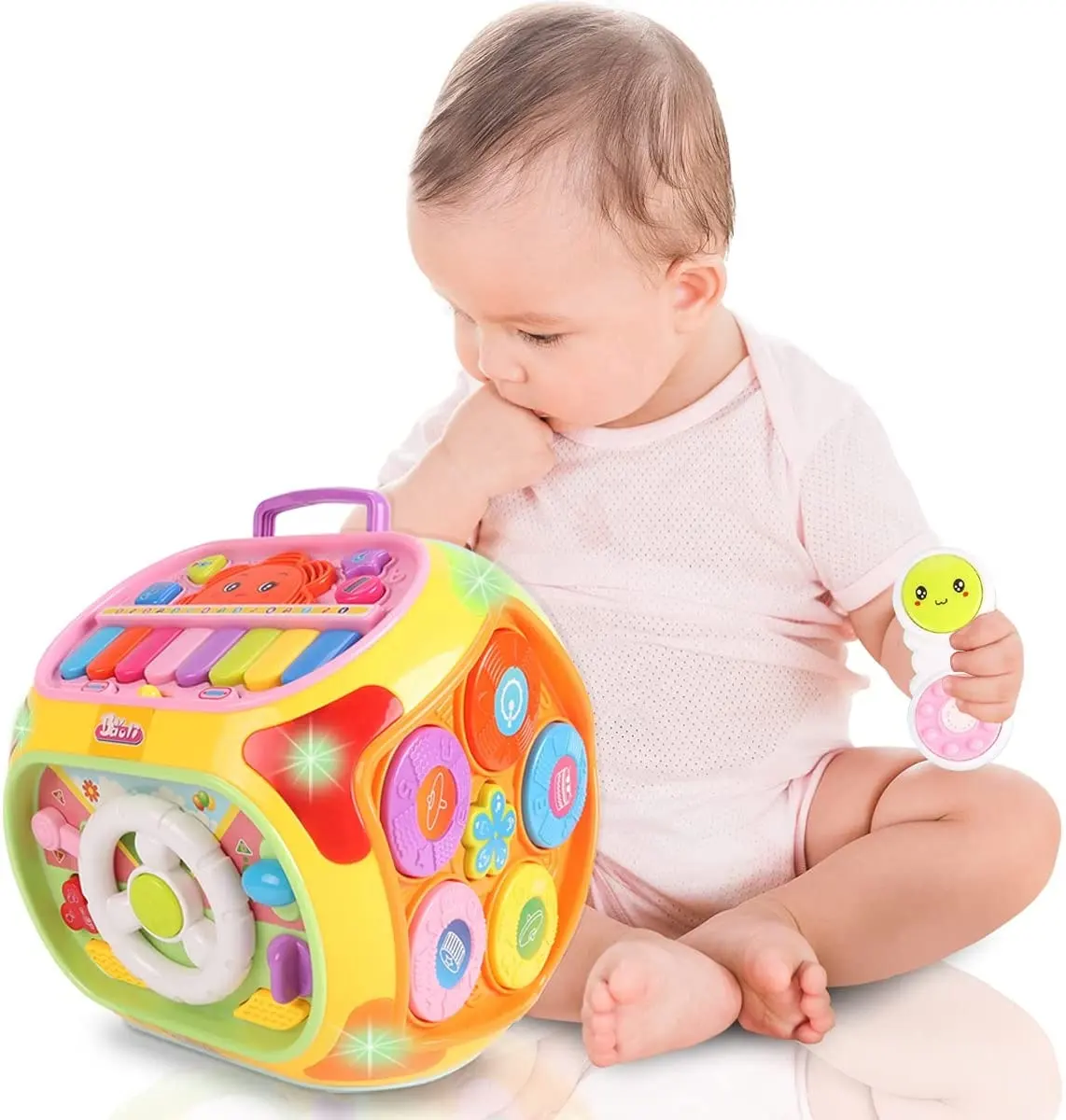 BAOLI развивающие игрушки, кубик музыкальной активности для малышей